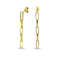 10K Yellow Gold Dangling Earrings
