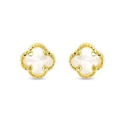 10K Yellow Gold Stud Earrings