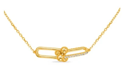 14K Yellow Gold cttw Diamond Pendant