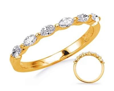 14K Yellow Gold 0.40 cttw Diamond Ring - / 4.5