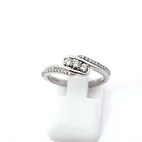 10K White Gold 0.20 cttw Diamond Ring