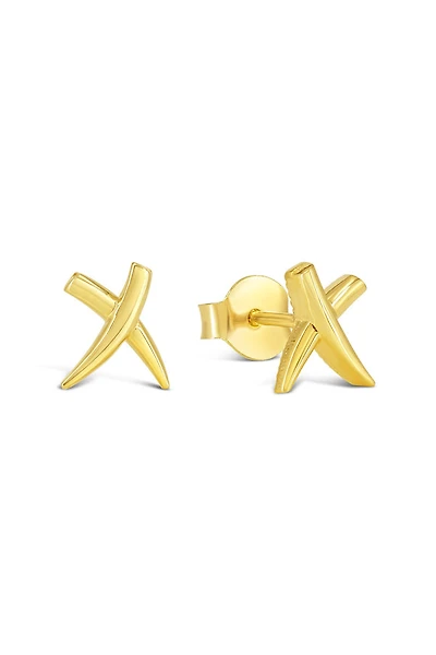 10K Yellow Gold Stud Earrings – 9041