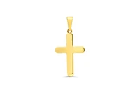 10K Yellow Gold Cross Charm