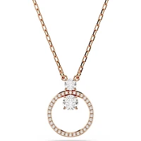 Swarovski - Constella pendant, Round cut, White, Rose gold-tone plated 5692266