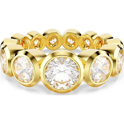 Swarovski - Imber ring, Mixed round cuts, White, Gold-tone plated 5705476