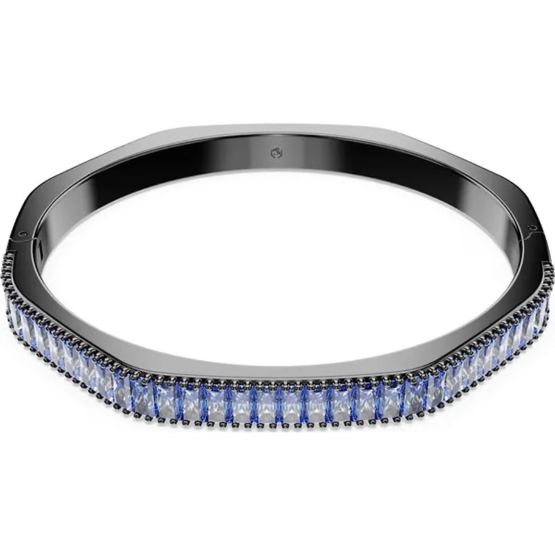 Swarovski - Matrix bangle, Baguette cut, Blue