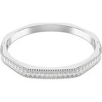 Swarovski - Matrix bangle, Baguette cut, White, Rhodium plated 5705784