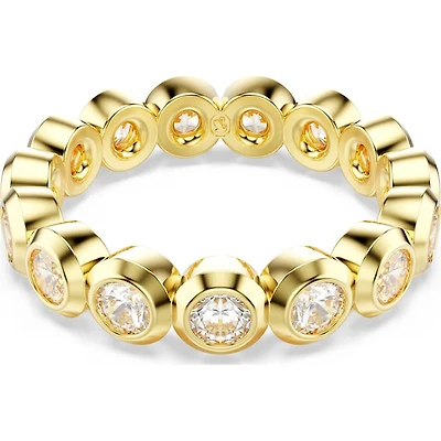 Swarovski - Imber ring, Round cut, White, Gold-tone plated 5714309