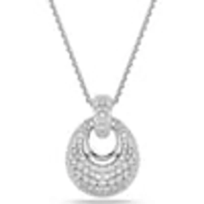 Sublima pendant, White, Rhodium plated 5735223