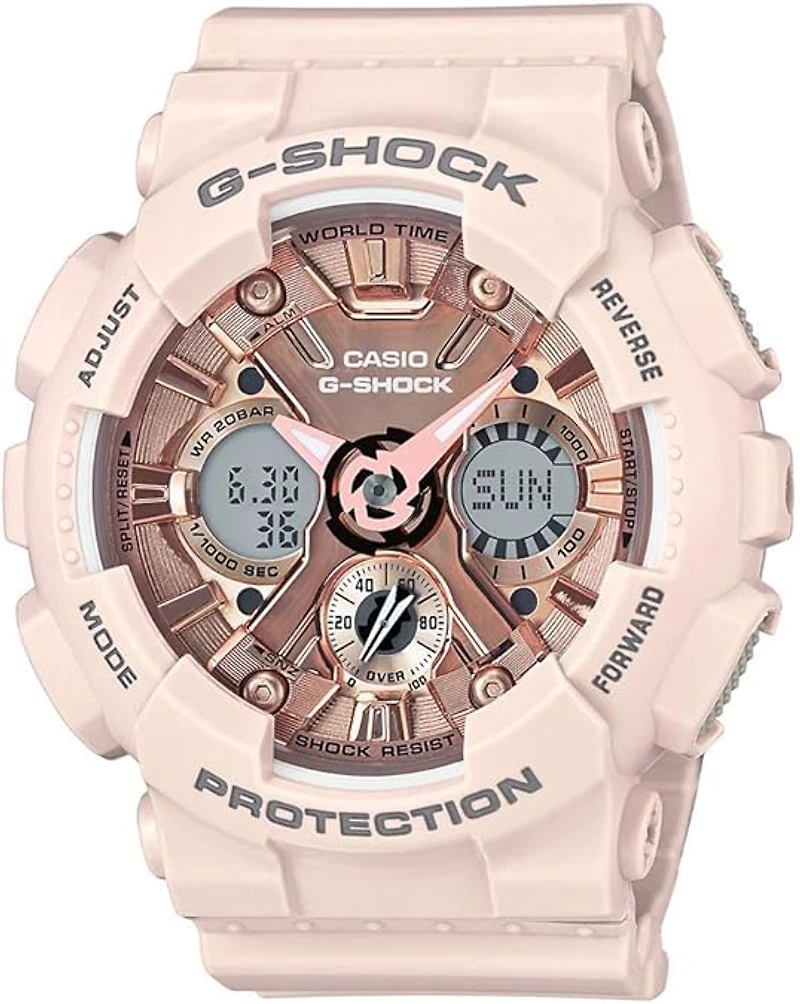 Casio G-Shock Analog Digital Women's Watch - GMA-S120MF-4A - Pink