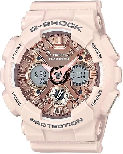 Casio G-Shock Analog Digital Women's Watch - GMA-S120MF-4A - Pink