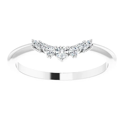 14K White, Yellow or Rose Gold 0.20cttw Diamond Ring