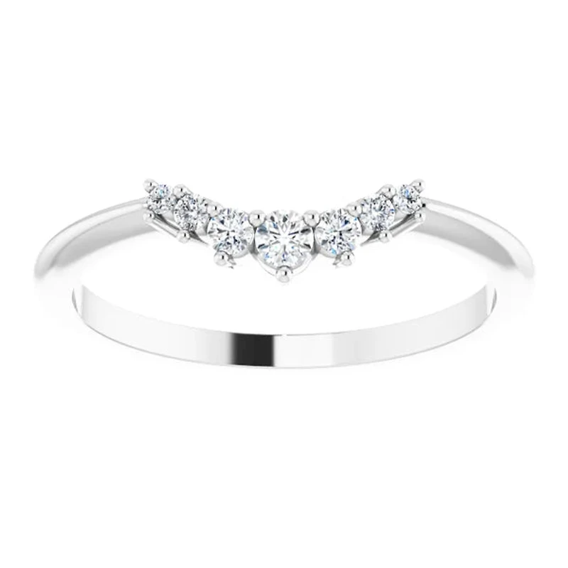 14K White, Yellow or Rose Gold 0.33cttw Diamond Ring
