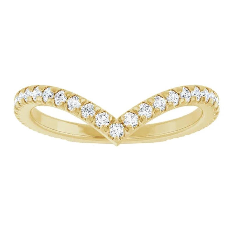14K White, Yellow or Rose Gold 0.375cttw Diamond Ring - Lab Grown Diamonds /