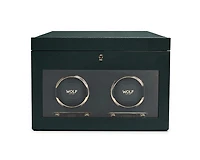 British Racing Double Watch Winder with Storage 