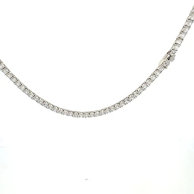 925 Sterling Silver 18" 3mm Cubic Zirconia Chain