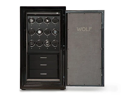 Atlas 12 Piece Winder Safe - Onyx