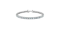 14K Lab Grown 10.00cttw Round Brilliant Cut Diamond Tennis Bracelet - Gold