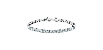 14K Lab Grown 7.00cttw Round Brilliant Cut Diamond Tennis Bracelet - Gold