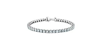 14K Lab Grown 7.00cttw Round Brilliant Cut Diamond Tennis Bracelet - Gold