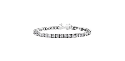 10K White Gold 2.00cttw Diamond Tennis Bracelet
