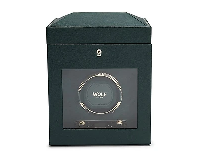 British Racing Single Watch Winder with Storage 