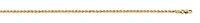 10K Yellow Gold Rope Chain 16" - 22"