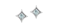 10K White Gold 0.25cttw Lab Grown Diamond Earrings