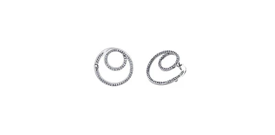 10K White Gold 0.65cttw Diamond Earrings