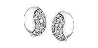 10K White Gold 0.28cttw Diamond Earrings