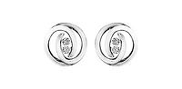 10K White Gold 0.20cttw Diamond Earrings
