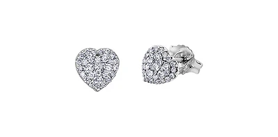 14K White Gold 0.33cttw Diamond Earrings