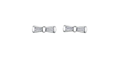 10K White Gold 0.12cttw Diamond Earrings
