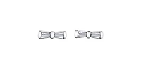 10K White Gold 0.12cttw Diamond Earrings