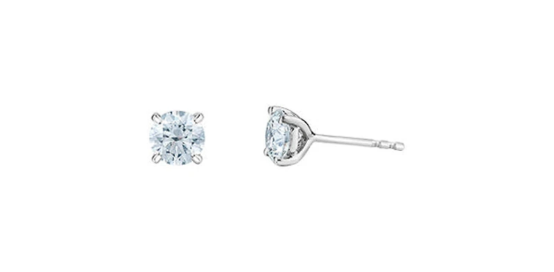 14K Gold 0.50cttw Lab Grown Diamond Stud Earrings