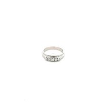 14K White Gold 0.21 cttw Diamond Ring - Size 6 - 6