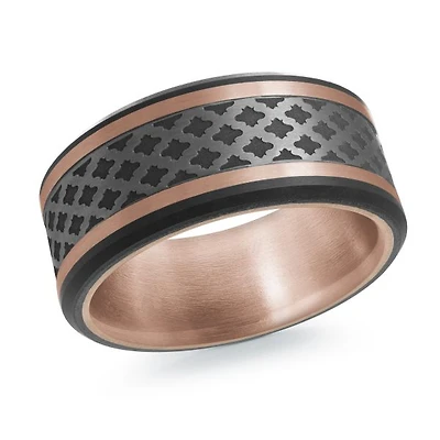 14K Rose Gold, Tantalum