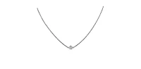 14K White Gold 0.20 cttw Diamond Pendant