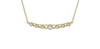 10K Yellow & White Gold 0.18 cttw Diamond Necklace