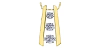 10K Yellow Gold 0.30 cttw Pulse Diamond Necklace