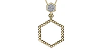 10K Yellow Gold cttw Diamond Necklace