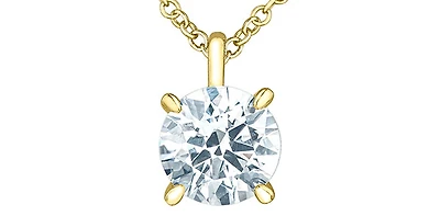 14K Yellow Gold 1.51ct Lab Grown Diamond Necklace