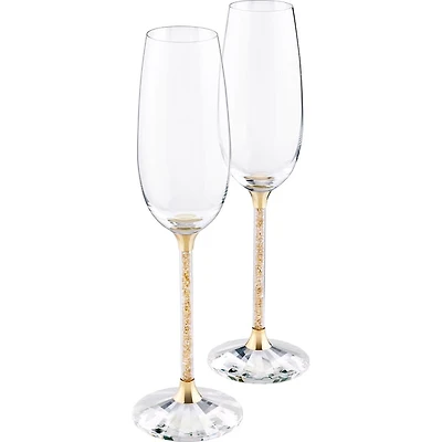 Swarovski Crystalline Toasting Flues Gold - 5102143