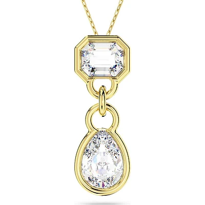 Swarovski Dextera pendant, Mixed cuts, White, Gold-tone plated - 5663339 - Discontinued
