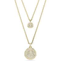 Swarovski Meteora layered pendant, White