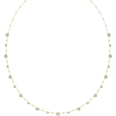 Swarovski - Imber strandage, Round cut, White, Gold-tone plated - 5680091