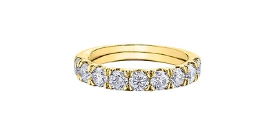 10K Yellow Gold 1.50cttw Diamond Band - / 4.5