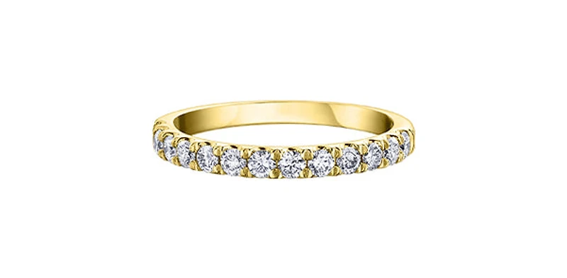 10K Yellow Gold 0.50cttw Diamond Band