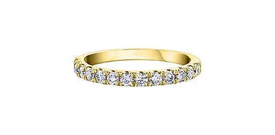10K Yellow Gold 0.50cttw Diamond Band