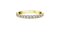10K Yellow Gold 0.50cttw Diamond Band